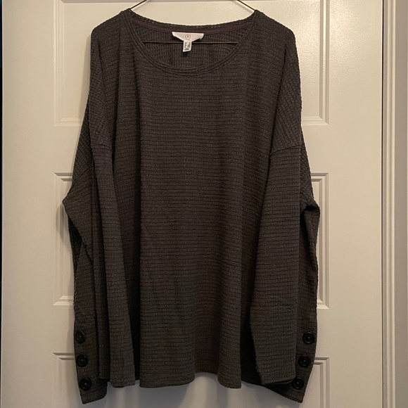 Grey waffle knit sweater - Picture 1 of 1